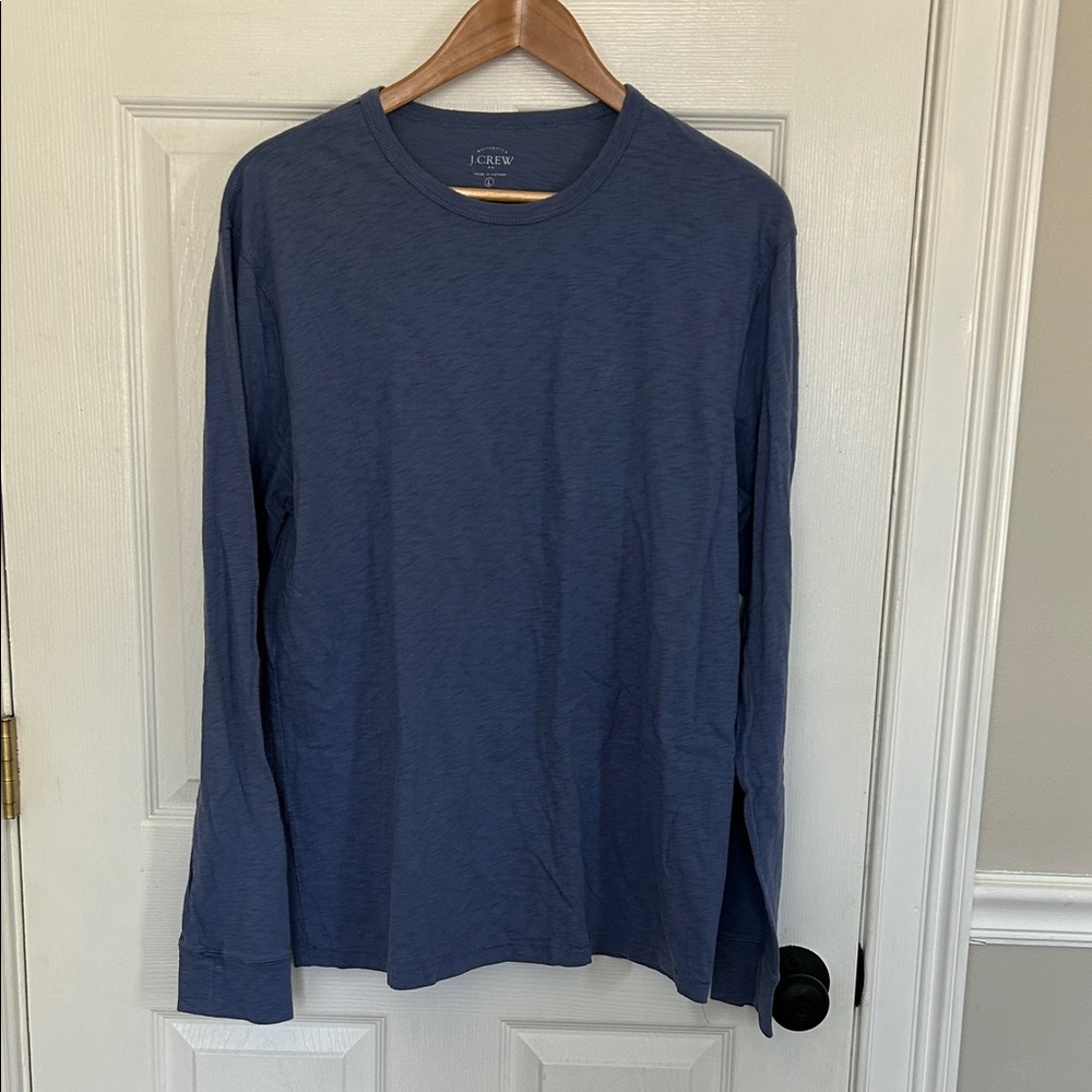 J.Crew Blue Long Sleeve TShirt